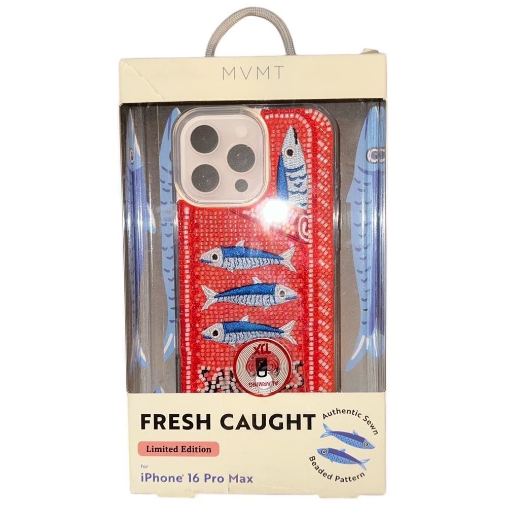 MVMT Fresh Caught Sardines Beaded Limited Edition iPhone 16 Pro Max Phone Case